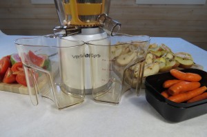 préparation préparation des jus de fruit avec extracteur